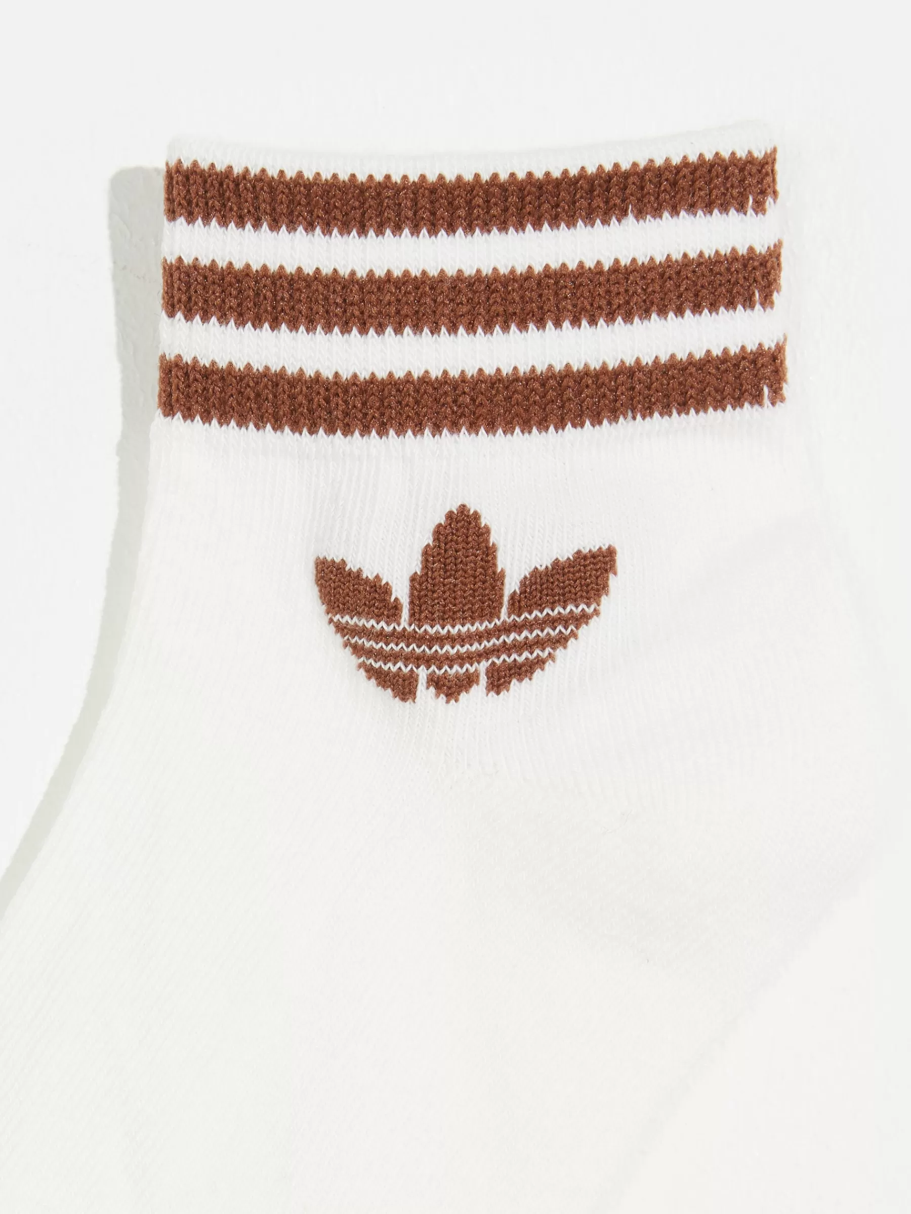 Online Adidas | Island Club Trefoil Ankle Socks 3 Pairs For Women Brown