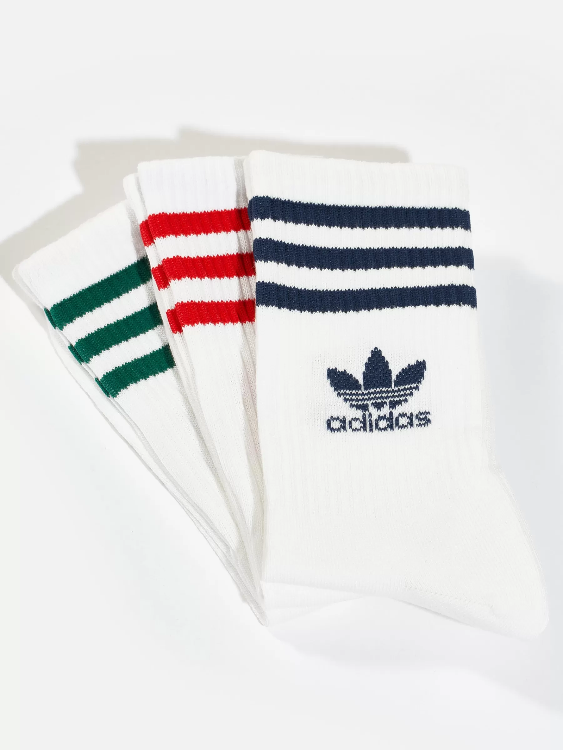 Flash Sale Adidas | Mid Cut Crew Socks For Men Multicolor