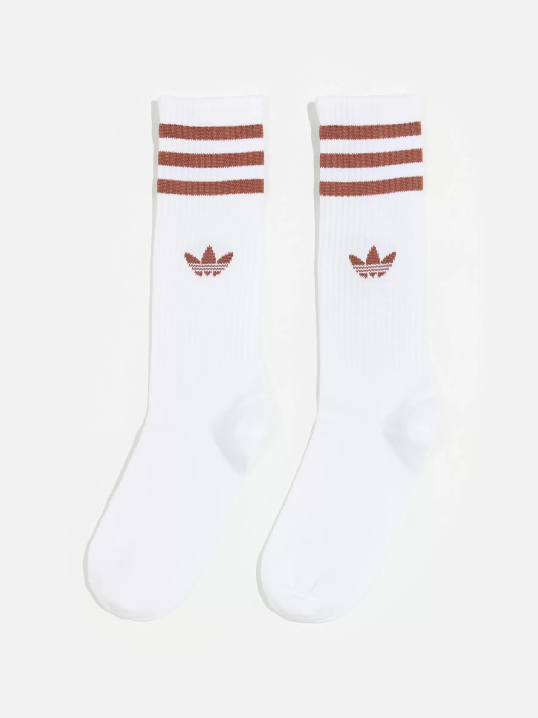 Outlet Adidas | Solid Crew Socks 3P For Women Brown