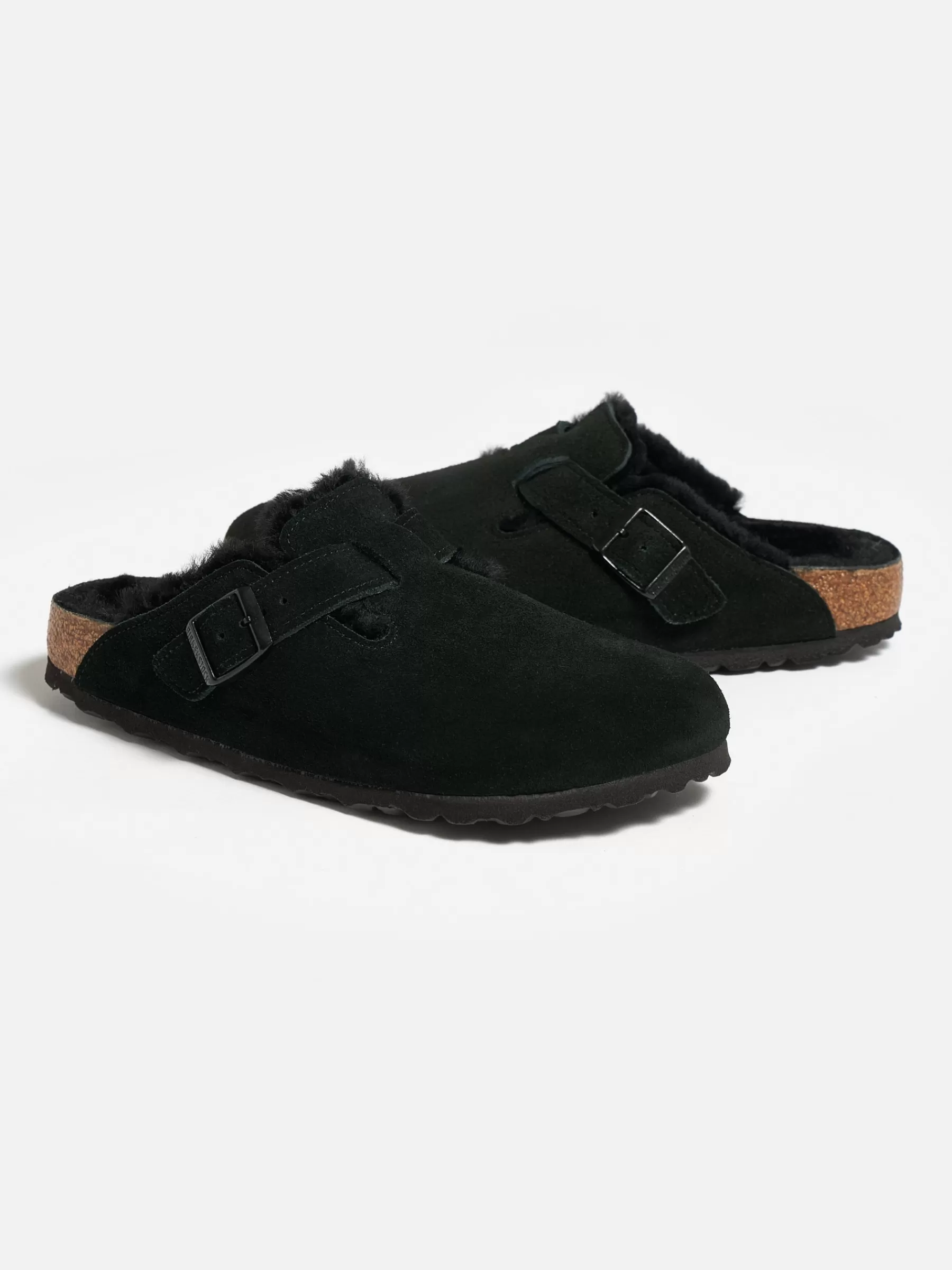 Hot Birkenstock | Boston Shearling Clogs Black