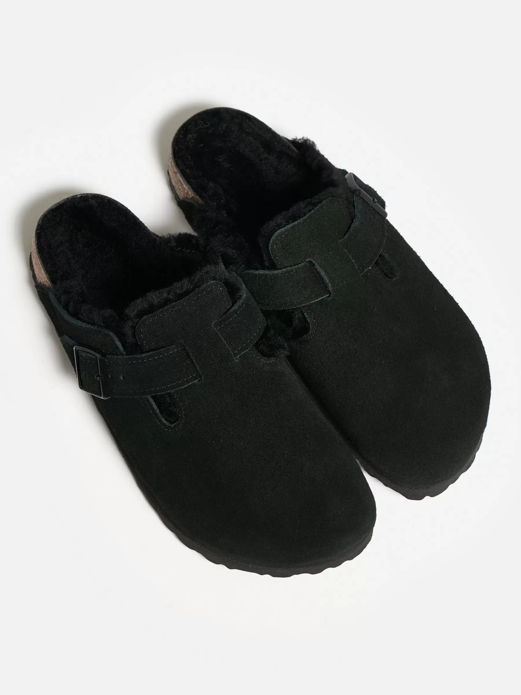 Hot Birkenstock | Boston Shearling Clogs Black