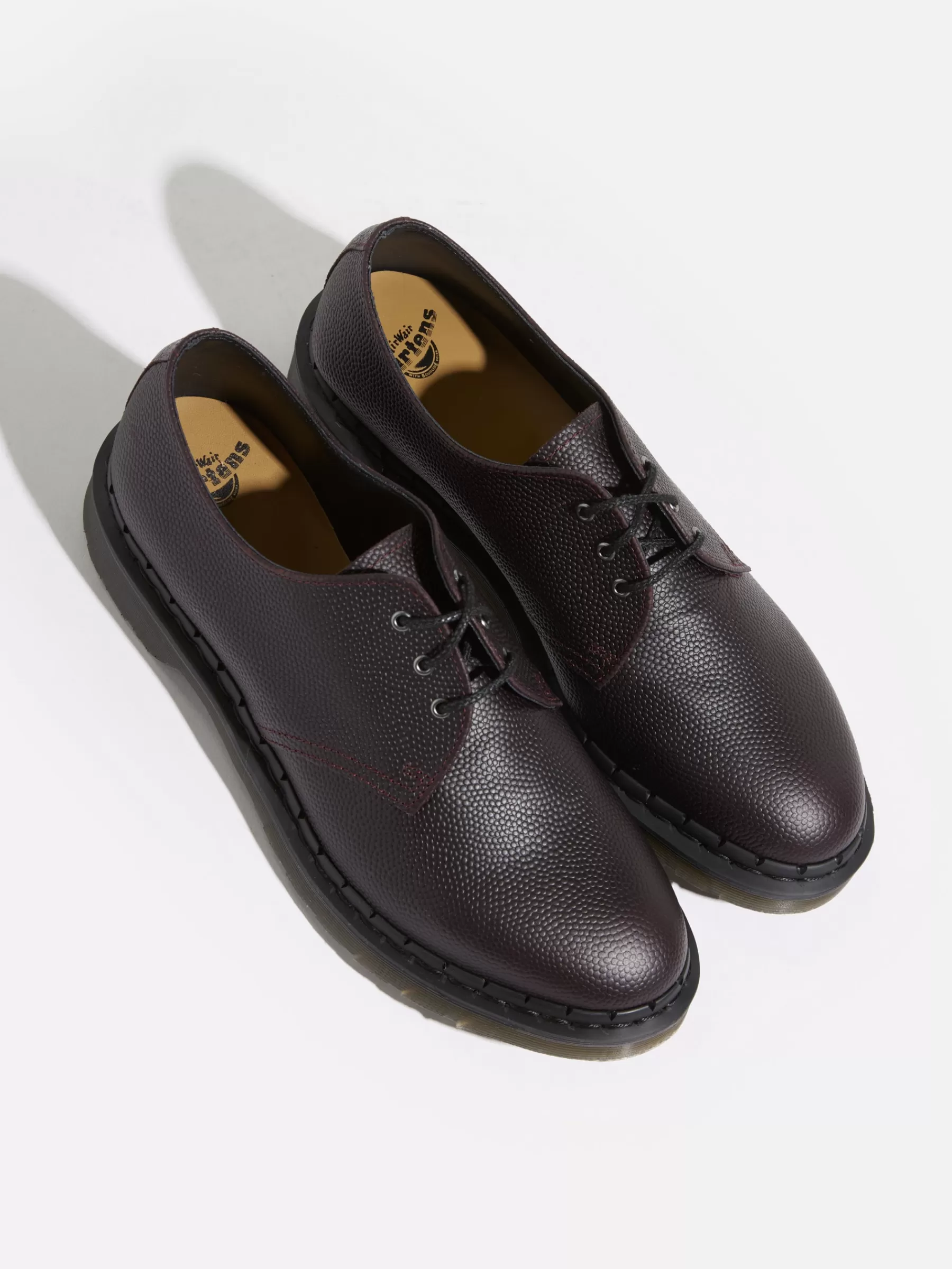 Clearance Dr Martens Dr. Martens | 1461 Pebble Grain Leather Oxfords For Men Dark Brown