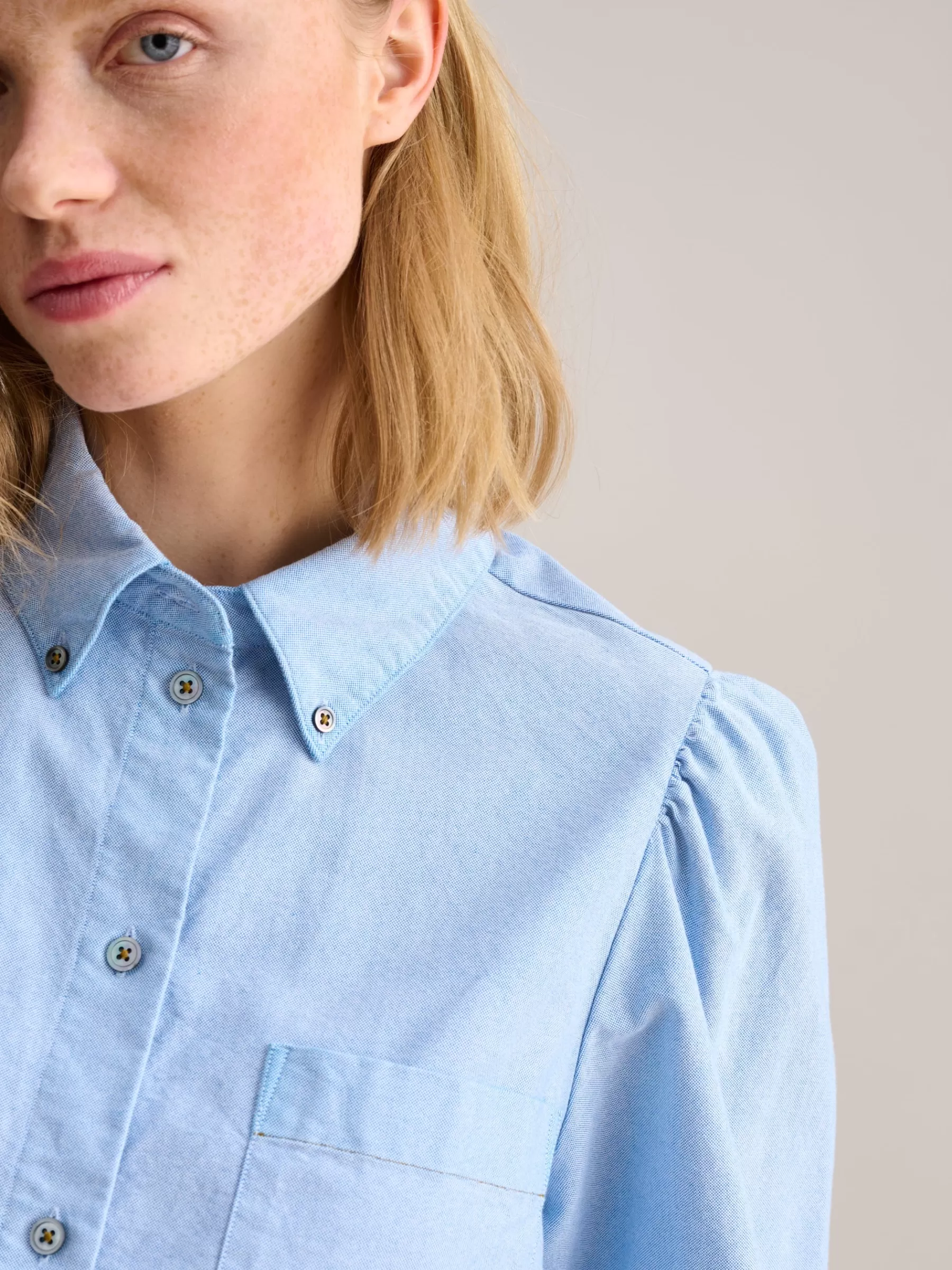 Shop Bellerose Gabriel Shirt Blue