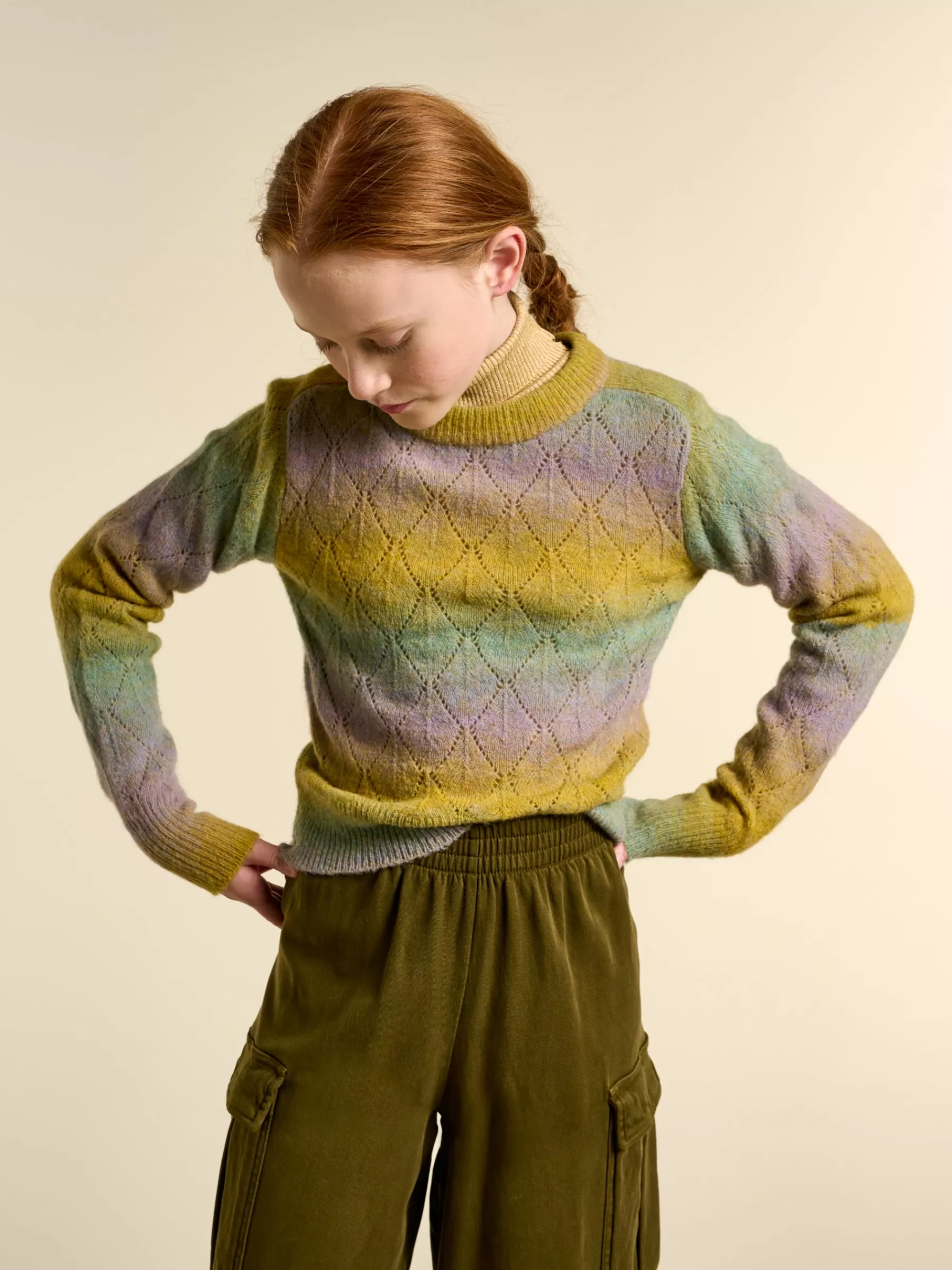 Shop Bellerose Gatin Sweater Multicolor