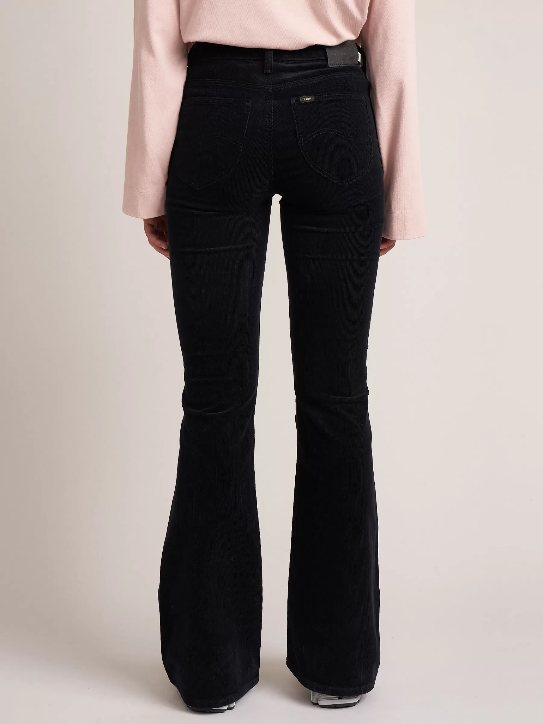 Shop Lee | Breese Flare Corduroy Jeans For Women Black