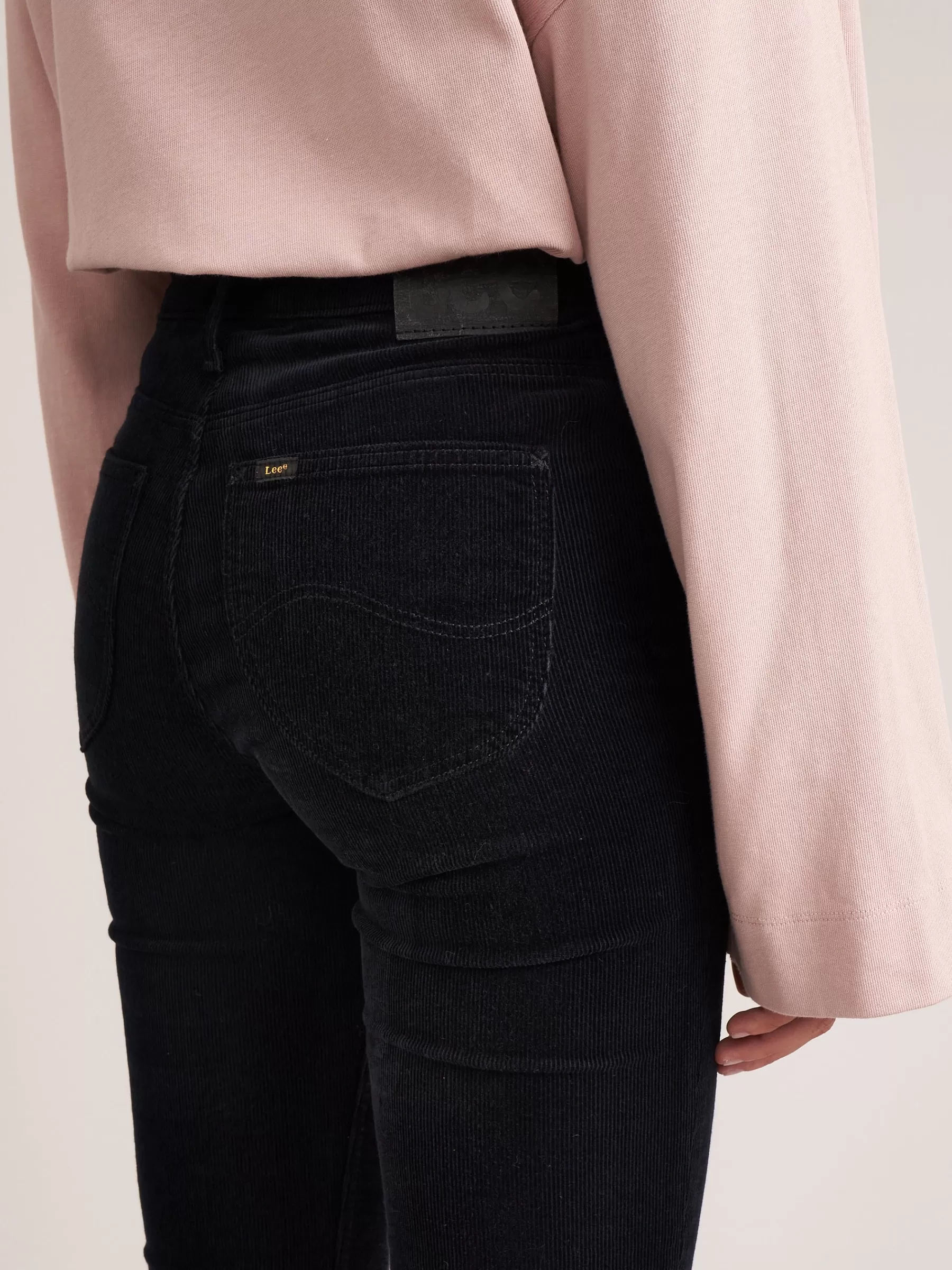 Shop Lee | Breese Flare Corduroy Jeans For Women Black