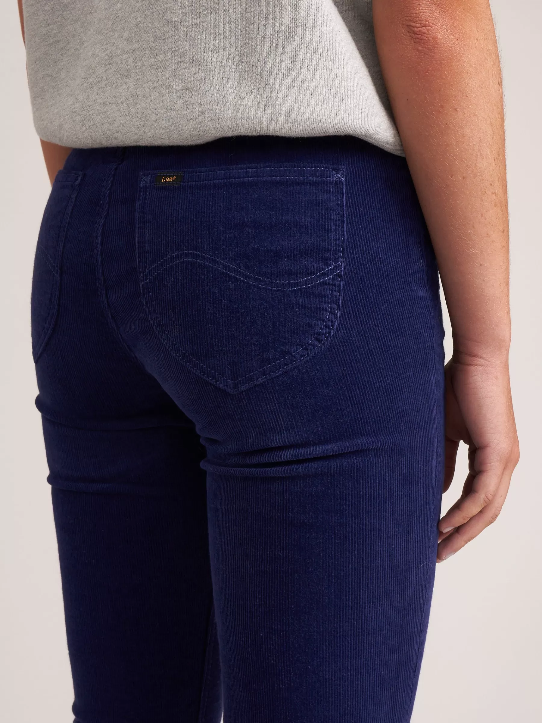 Best Sale Lee | Breese Flare Corduroy Jeans For Women Raspberry