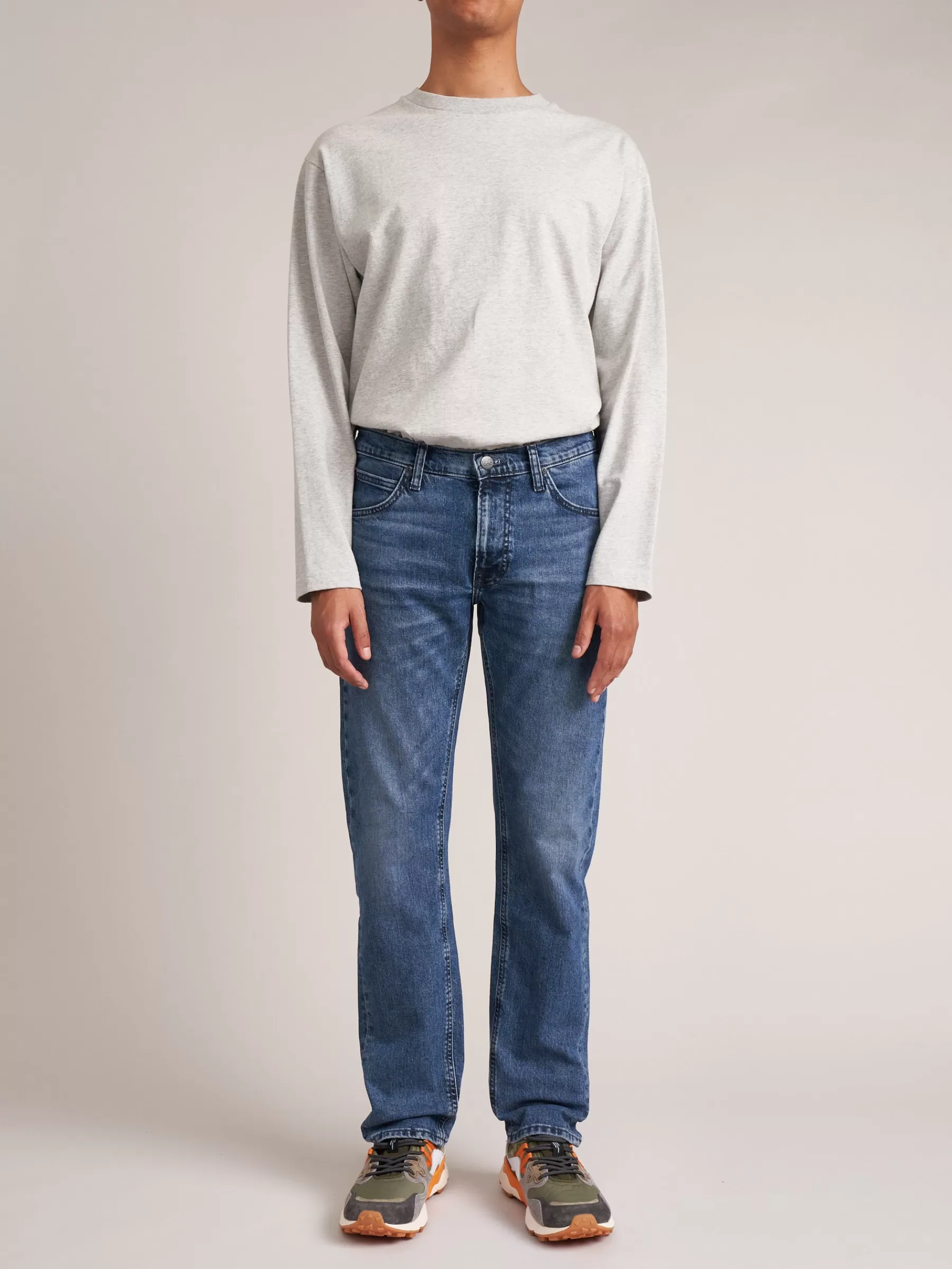 Shop Lee | Daren Zip Fly Jeans For Men Stone Wash