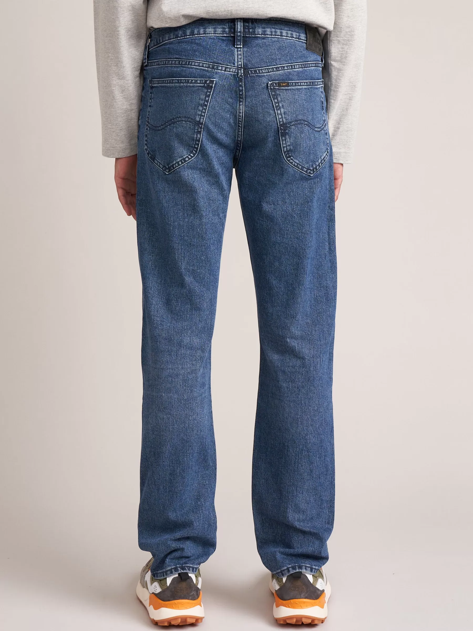 Shop Lee | Daren Zip Fly Jeans For Men Stone Wash