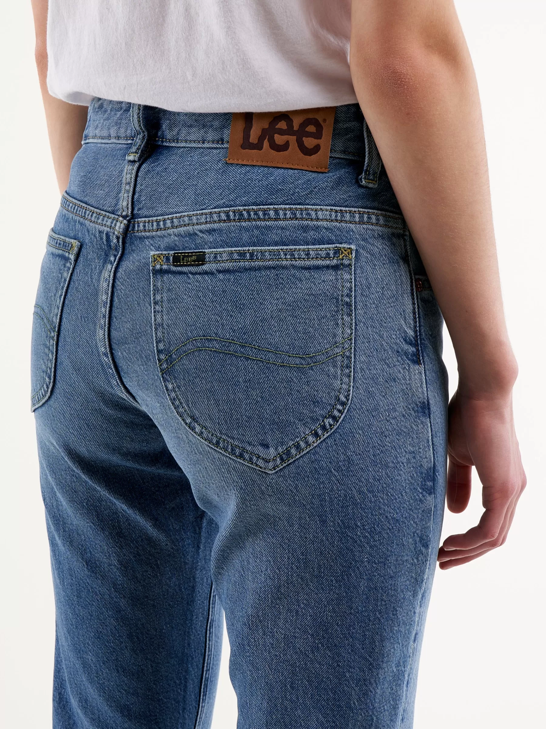 Flash Sale Lee | Rider Slim Straight Jeans For Women Stone Wash