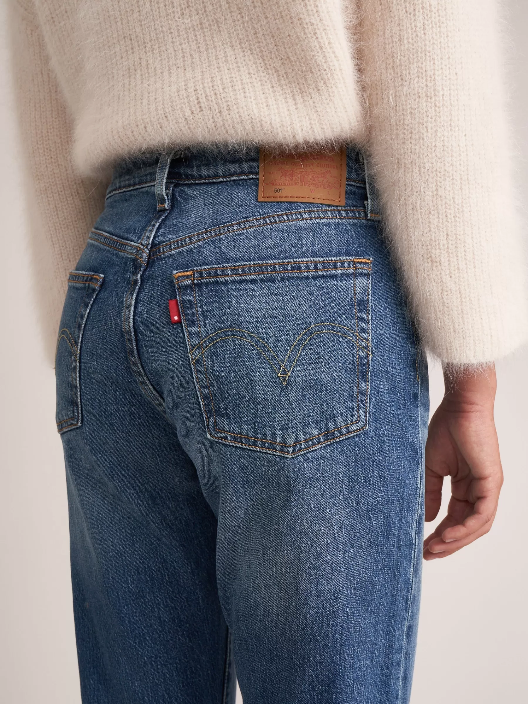 Best Sale LEVI'S® Levis® | 501® Original Crop Jeans For Womens® | 501® Original Crop Jeans For Women Stone Wash