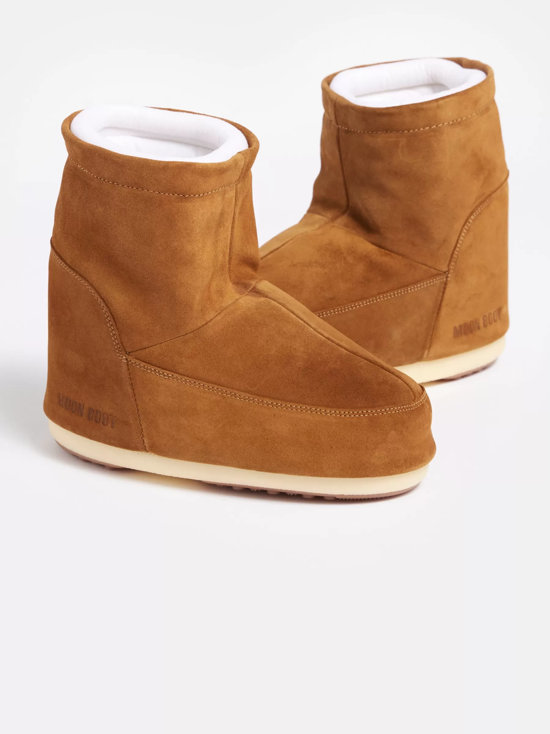 Cheap MOON BOOT Moonboot | Icon Low No Lace Suede Boots For Women Cognac