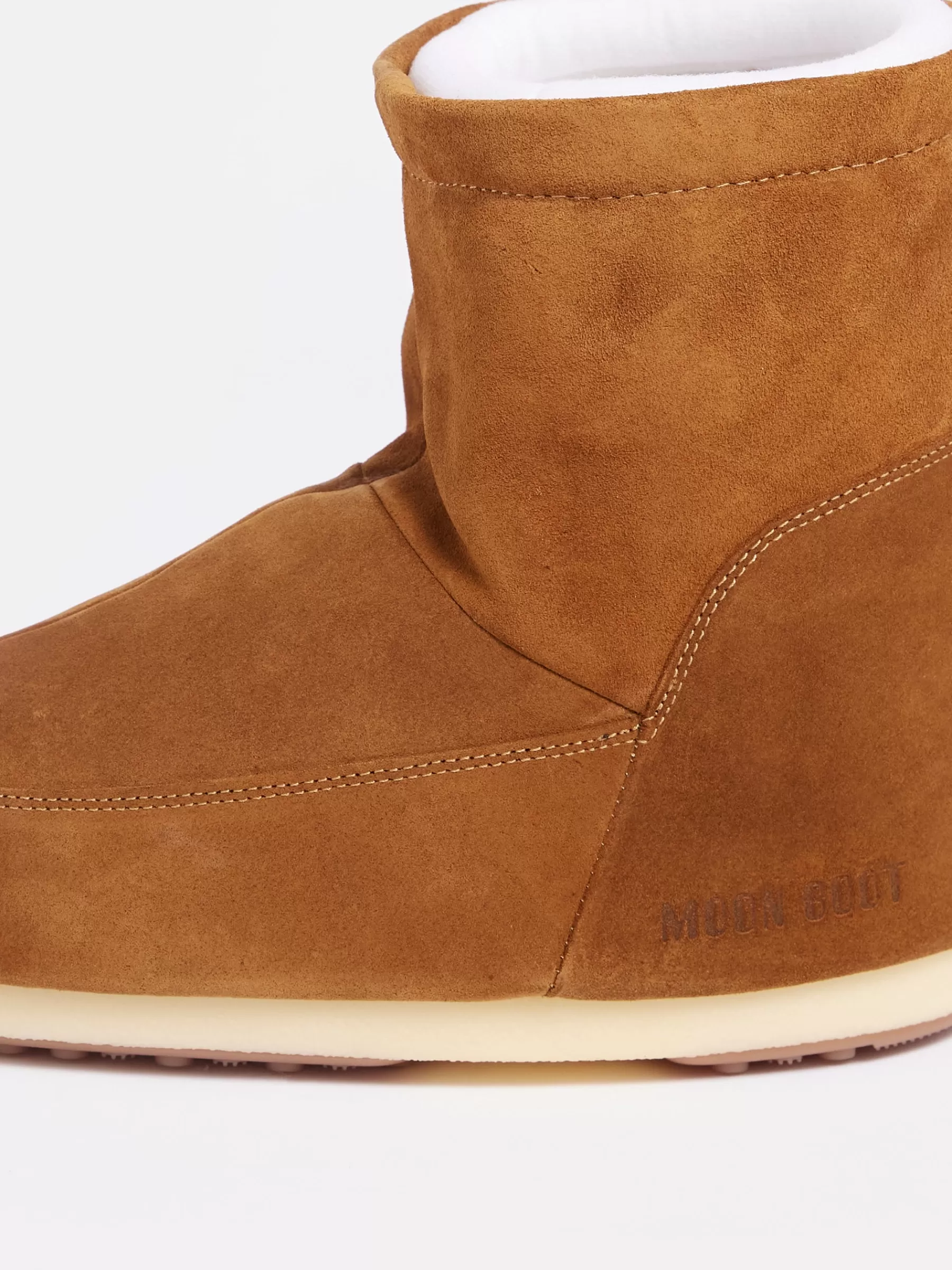 Cheap MOON BOOT Moonboot | Icon Low No Lace Suede Boots For Women Cognac
