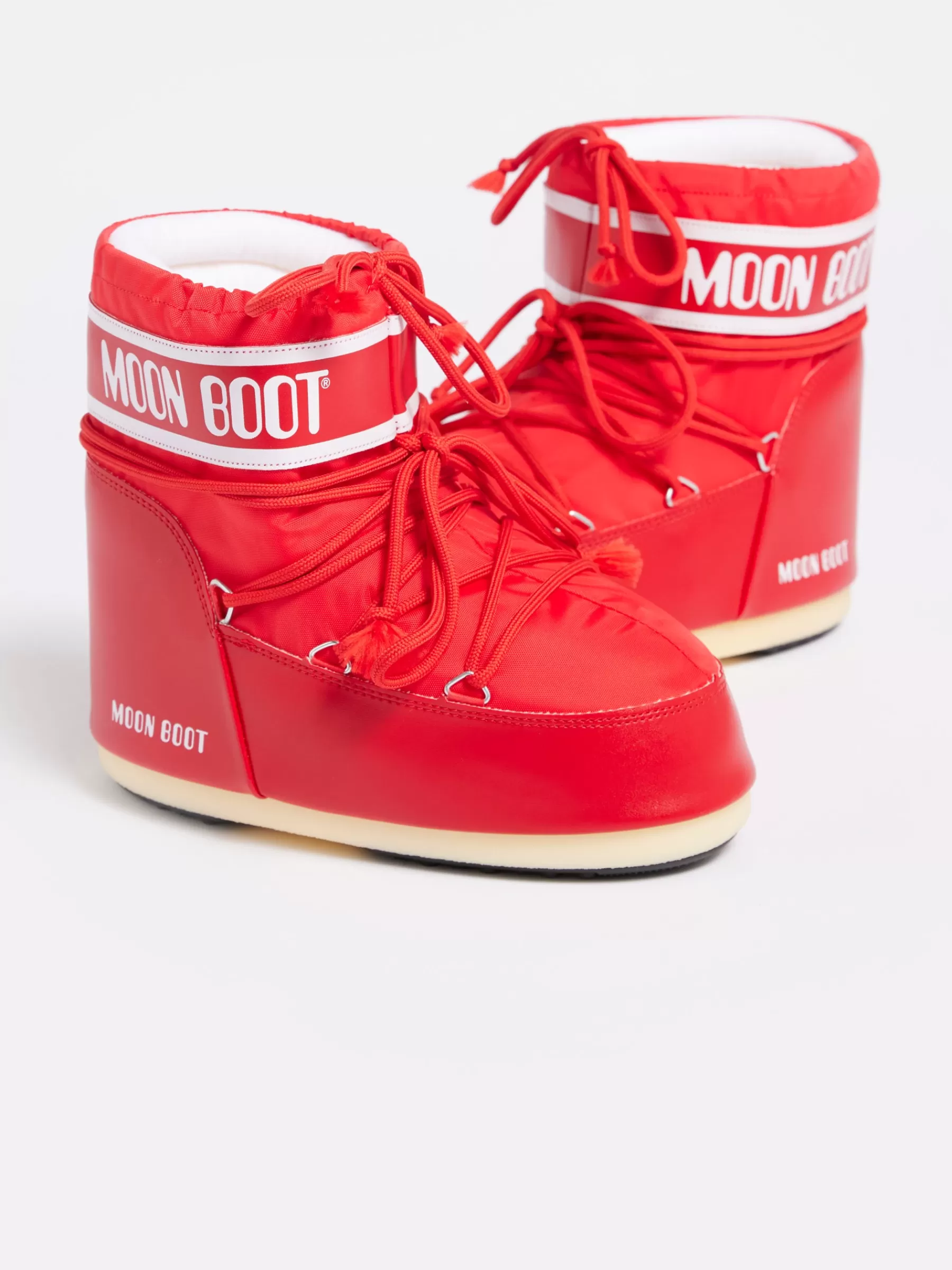 New MOON BOOT Moonboot | Icon Low Nylon Boots For Women Red