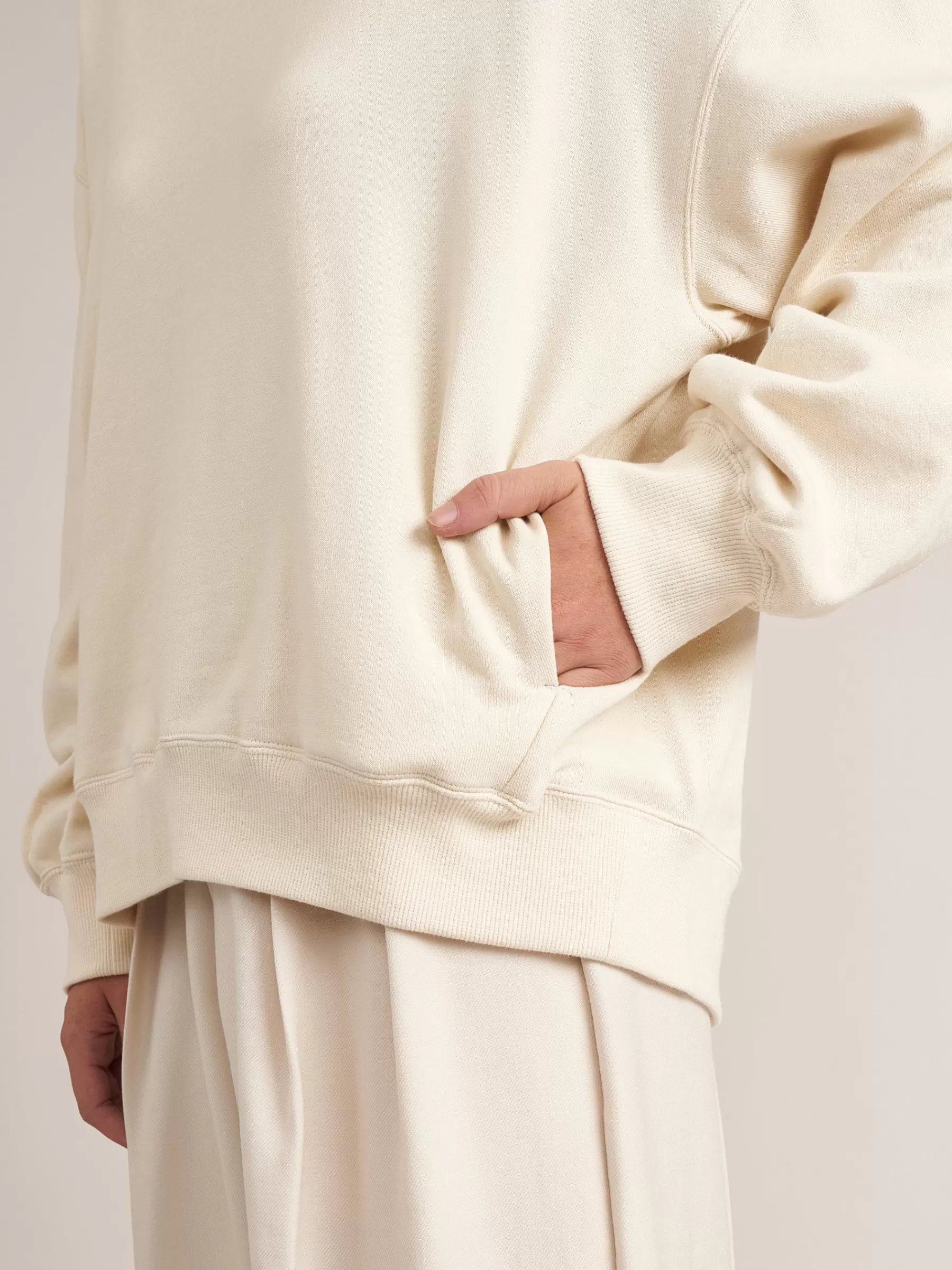 Clearance Nicholson & | French Terry Sweatshirt Beige