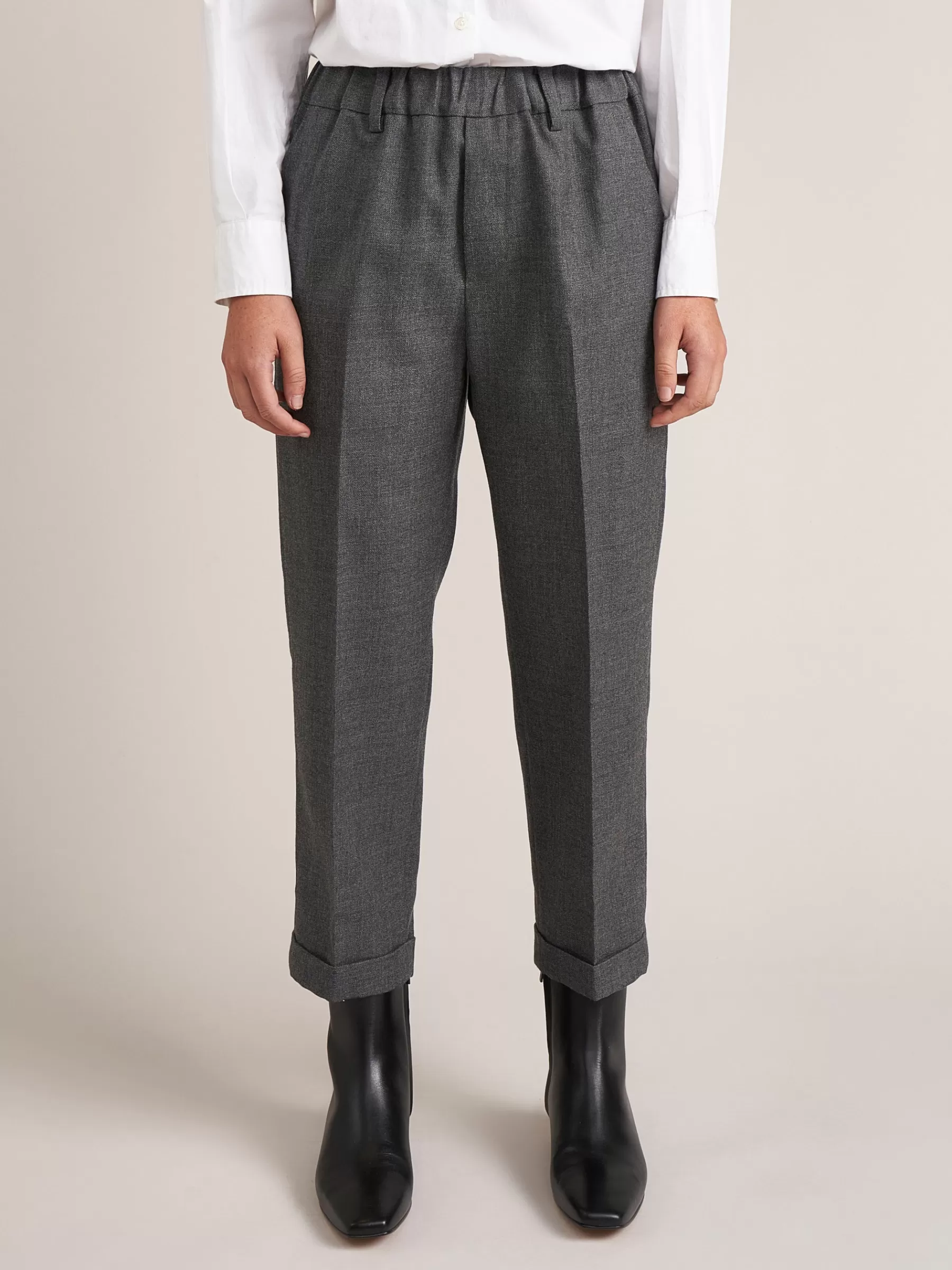 Outlet Nicholson & | Robin Dry Wool Pants Grey