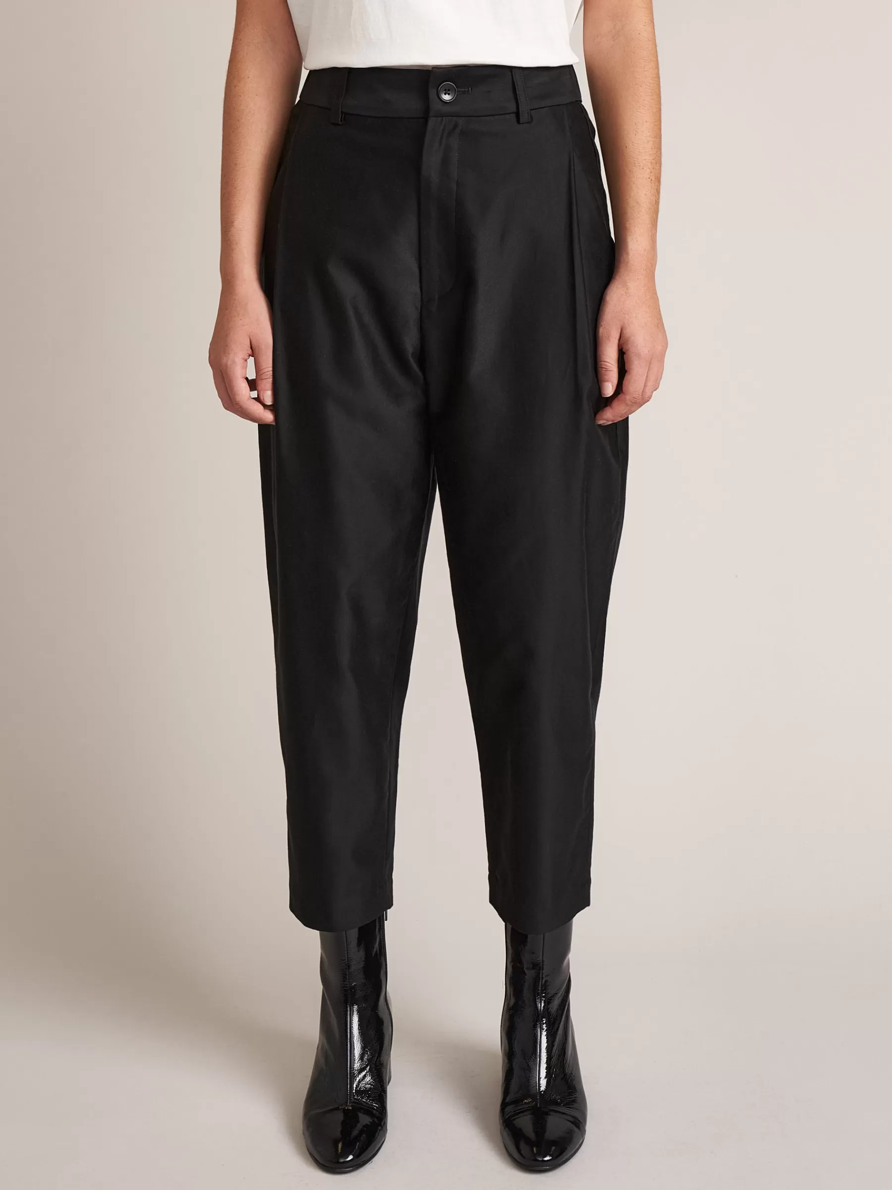 Fashion Nicholson & | Sand Moleskin Pants Black