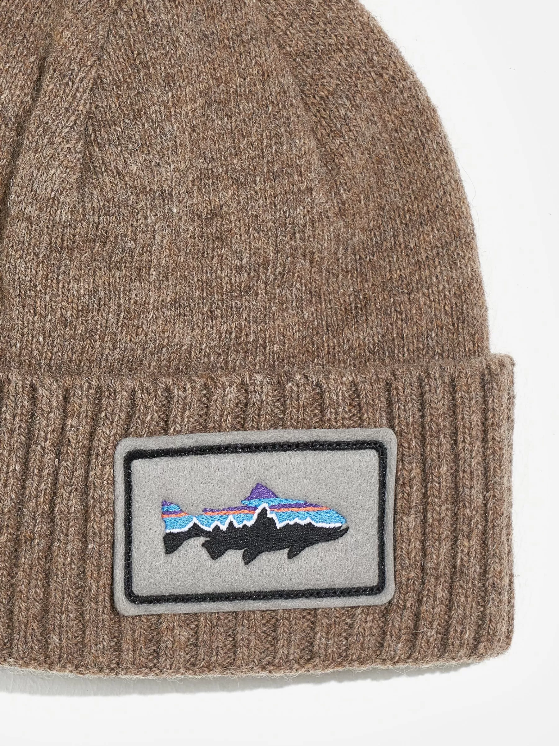 Clearance Patagonia | Brodeo Beanie Knitted Hat Beige
