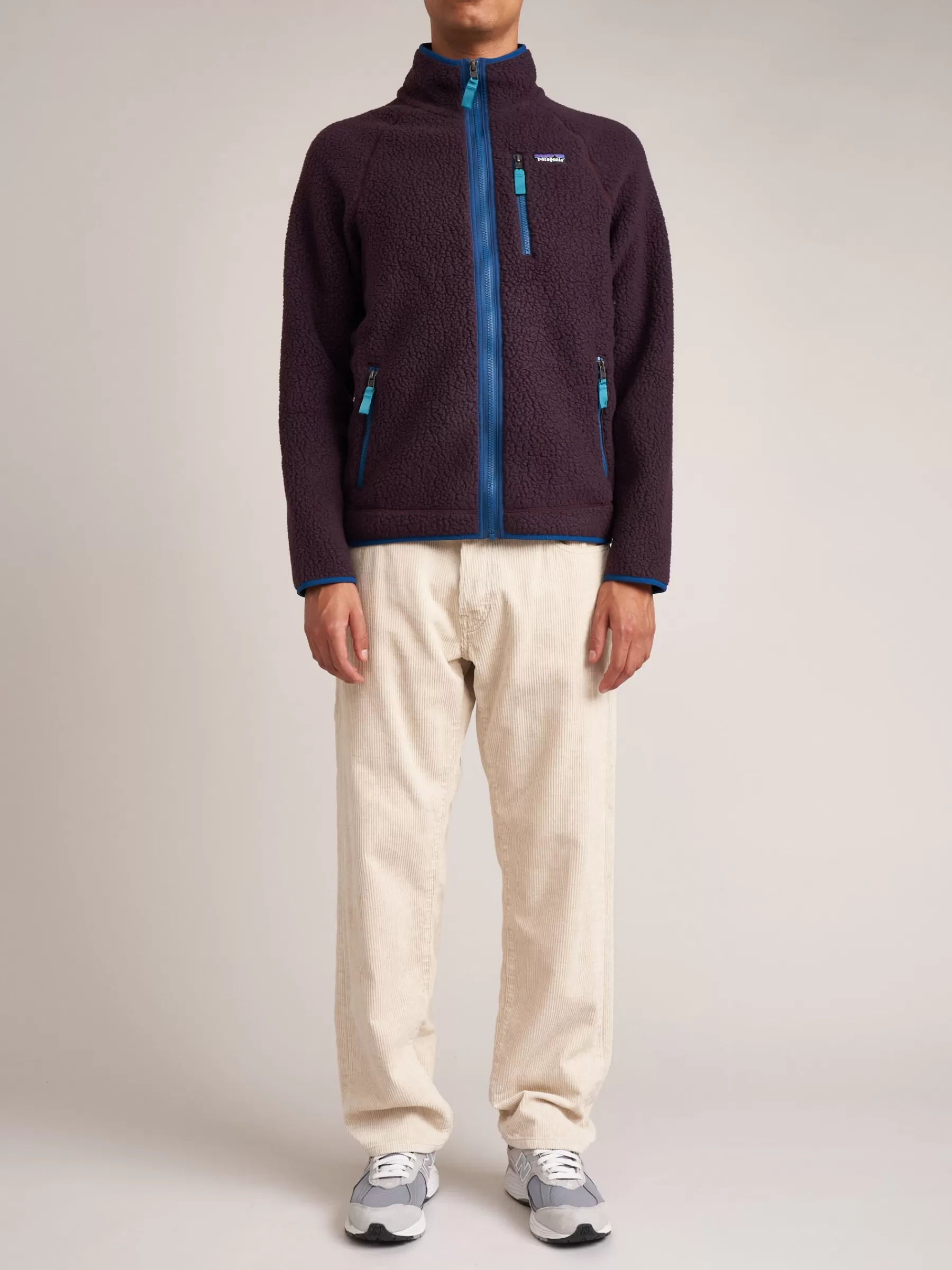 Cheap Patagonia | Retro Pile Fleece Jacket For Men Plum