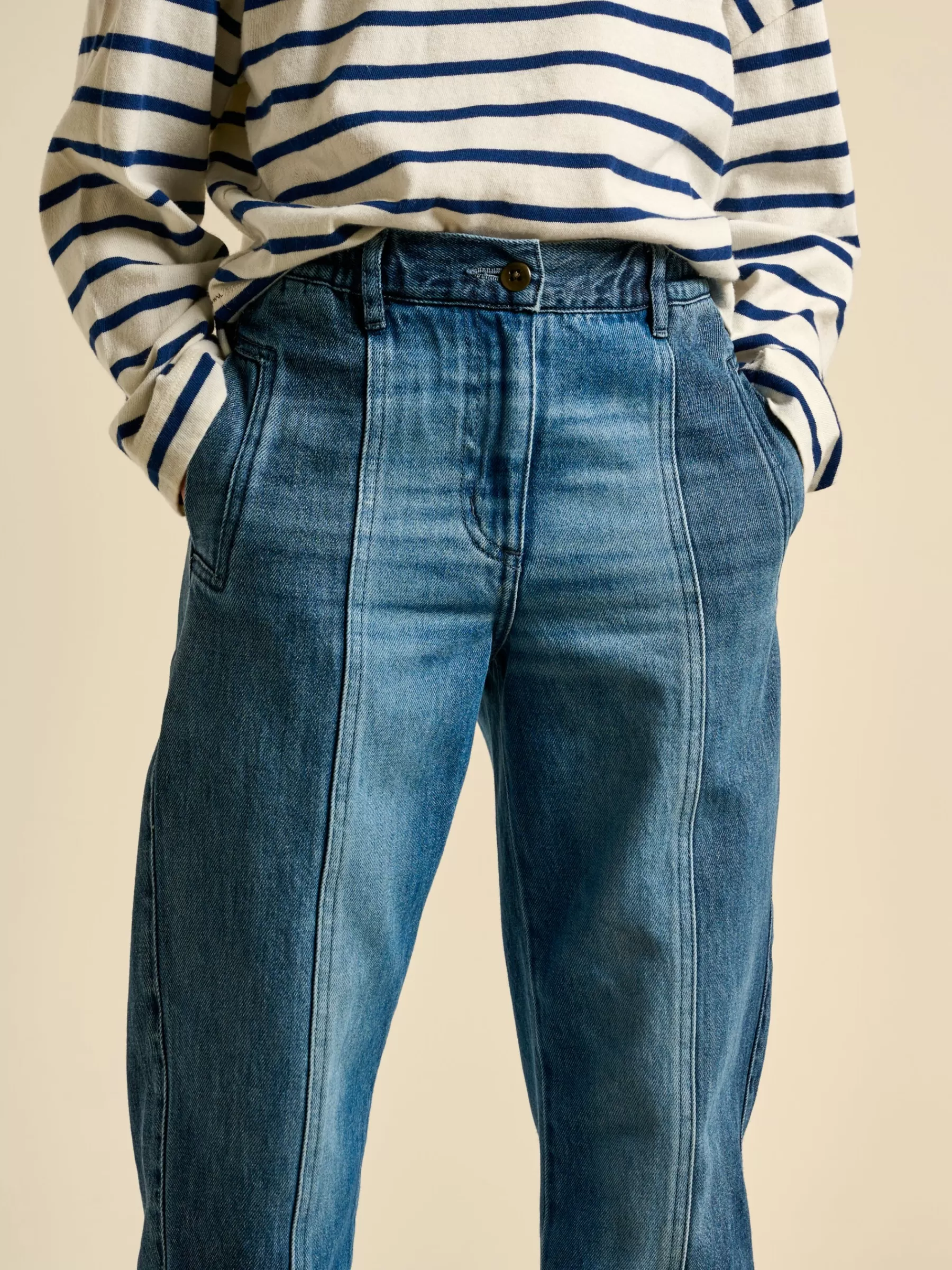 New Bellerose Perine Jeans Md Blue Bleach