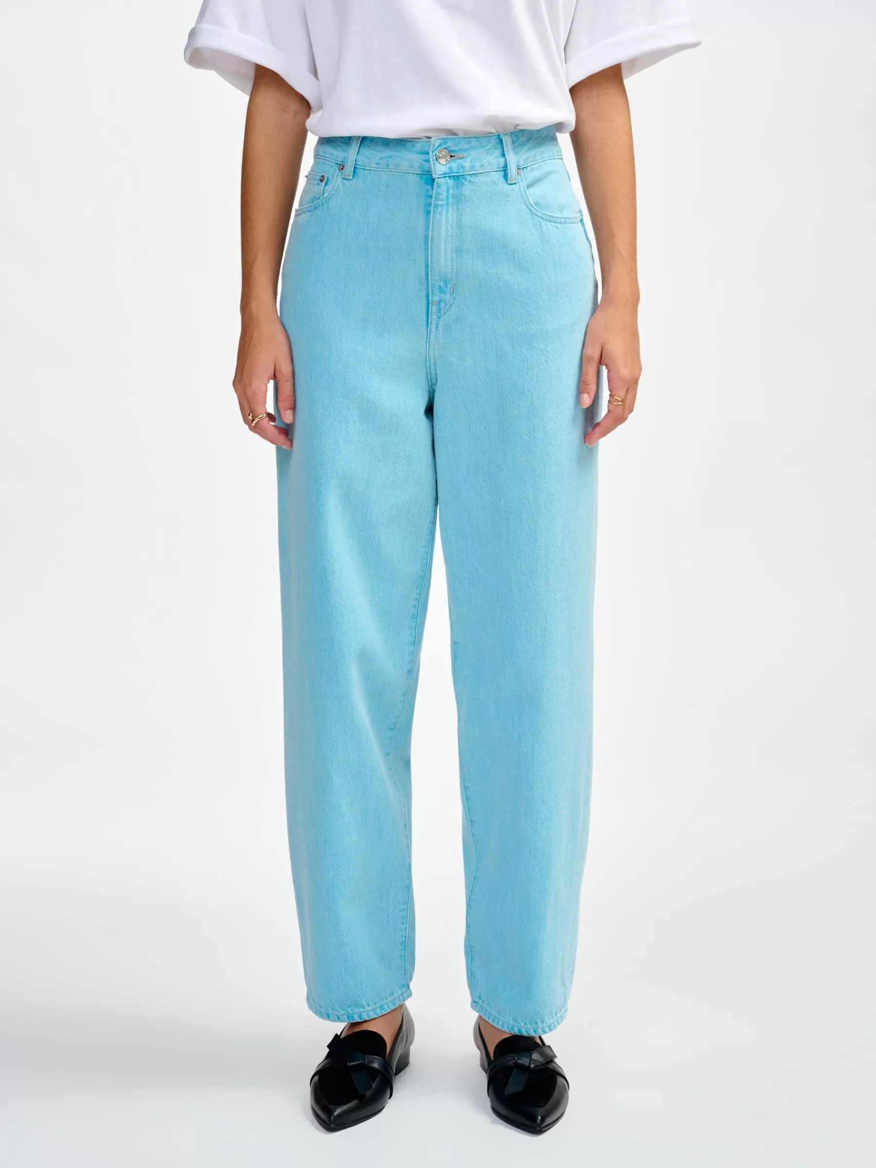 Discount Bellerose Pimms Jeans Lt Blue Stone