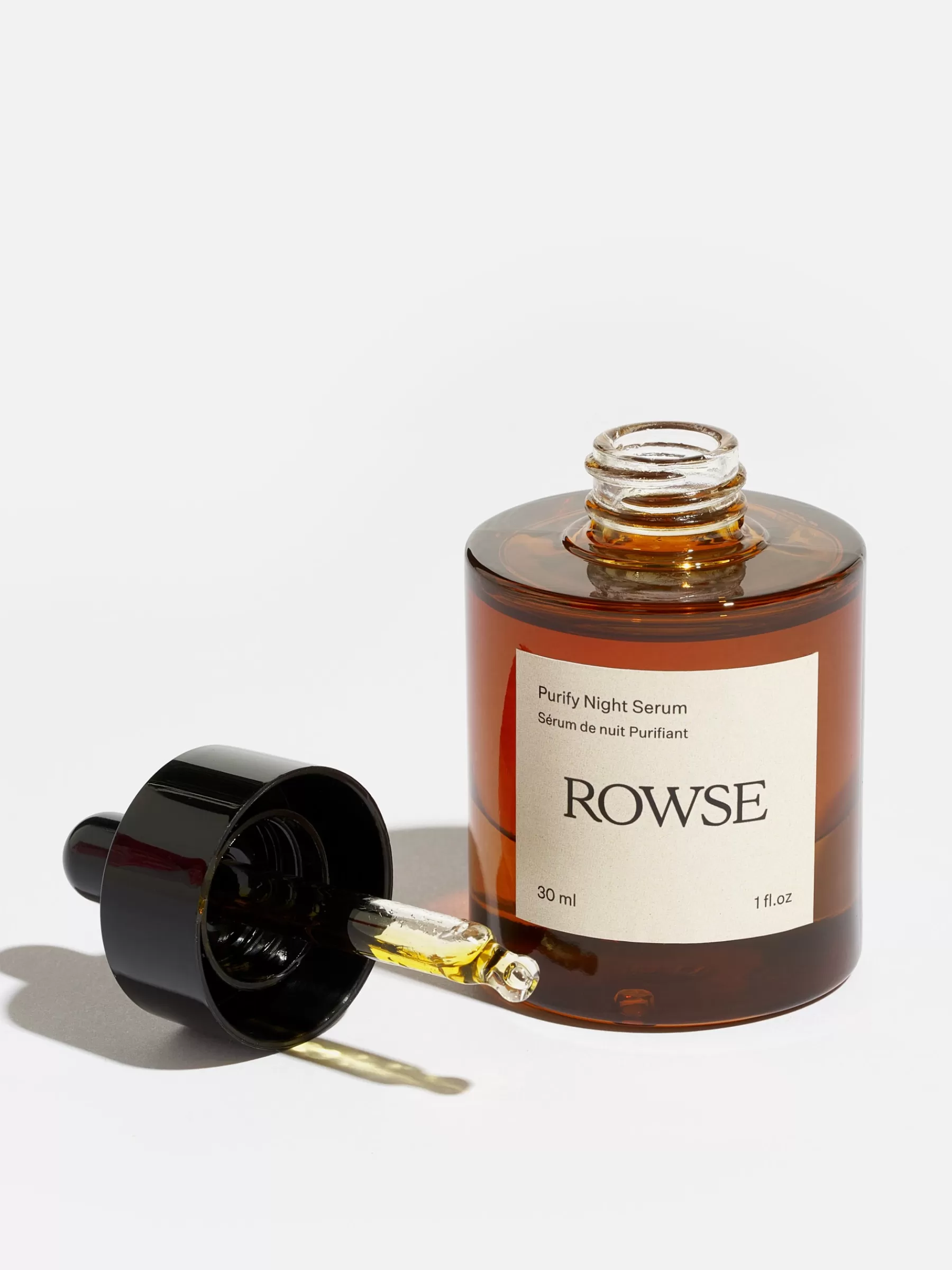 Best Sale ROWSE | Purify Night Serum For Acne-Prone Skin Brown