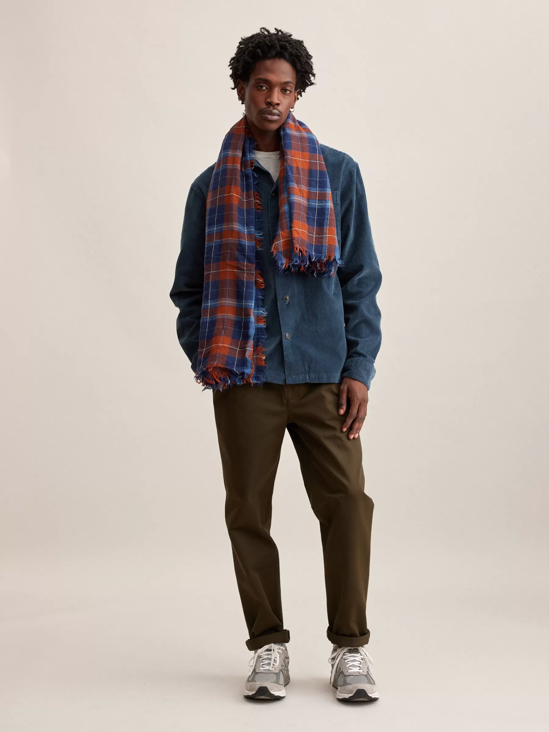 Cheap Bellerose Solim Scarf Check B