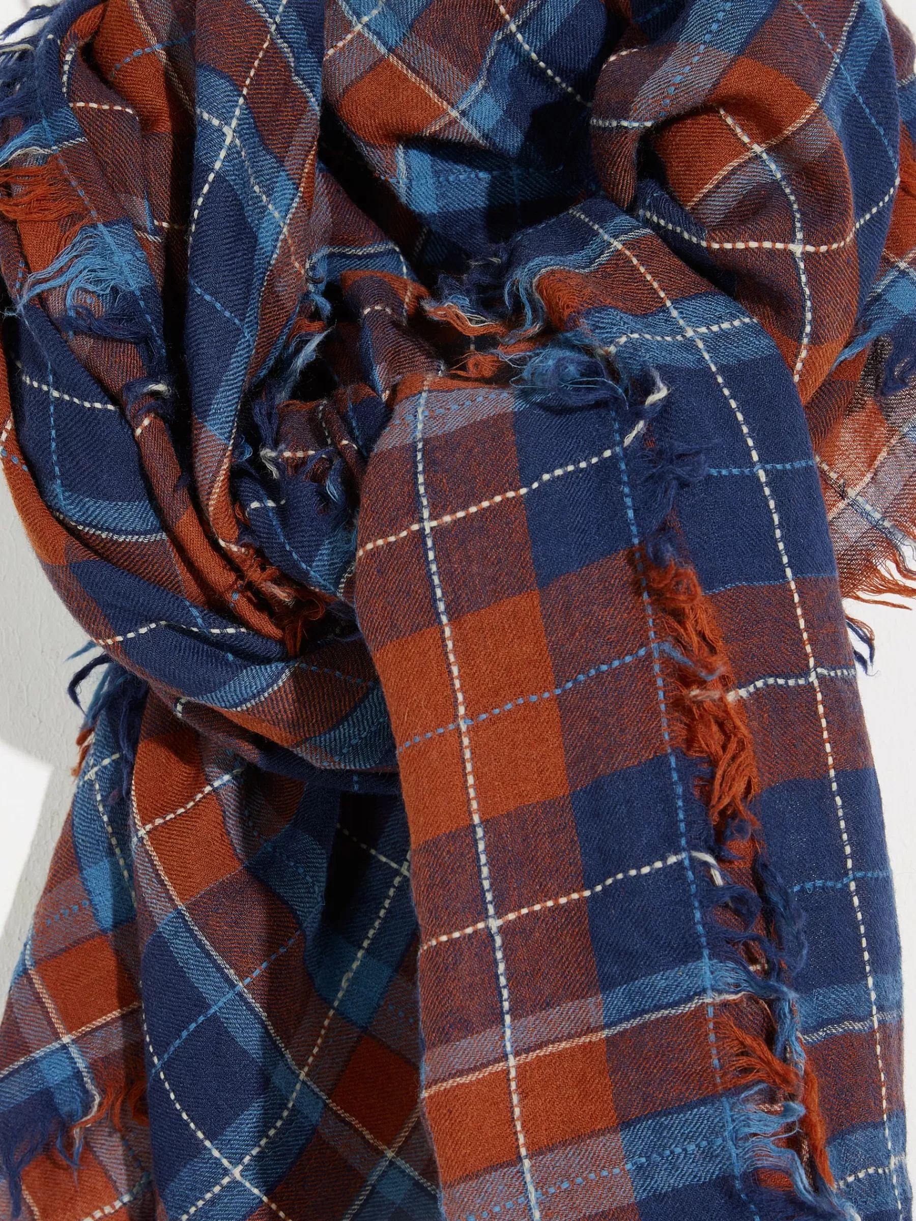 Cheap Bellerose Solim Scarf Check B