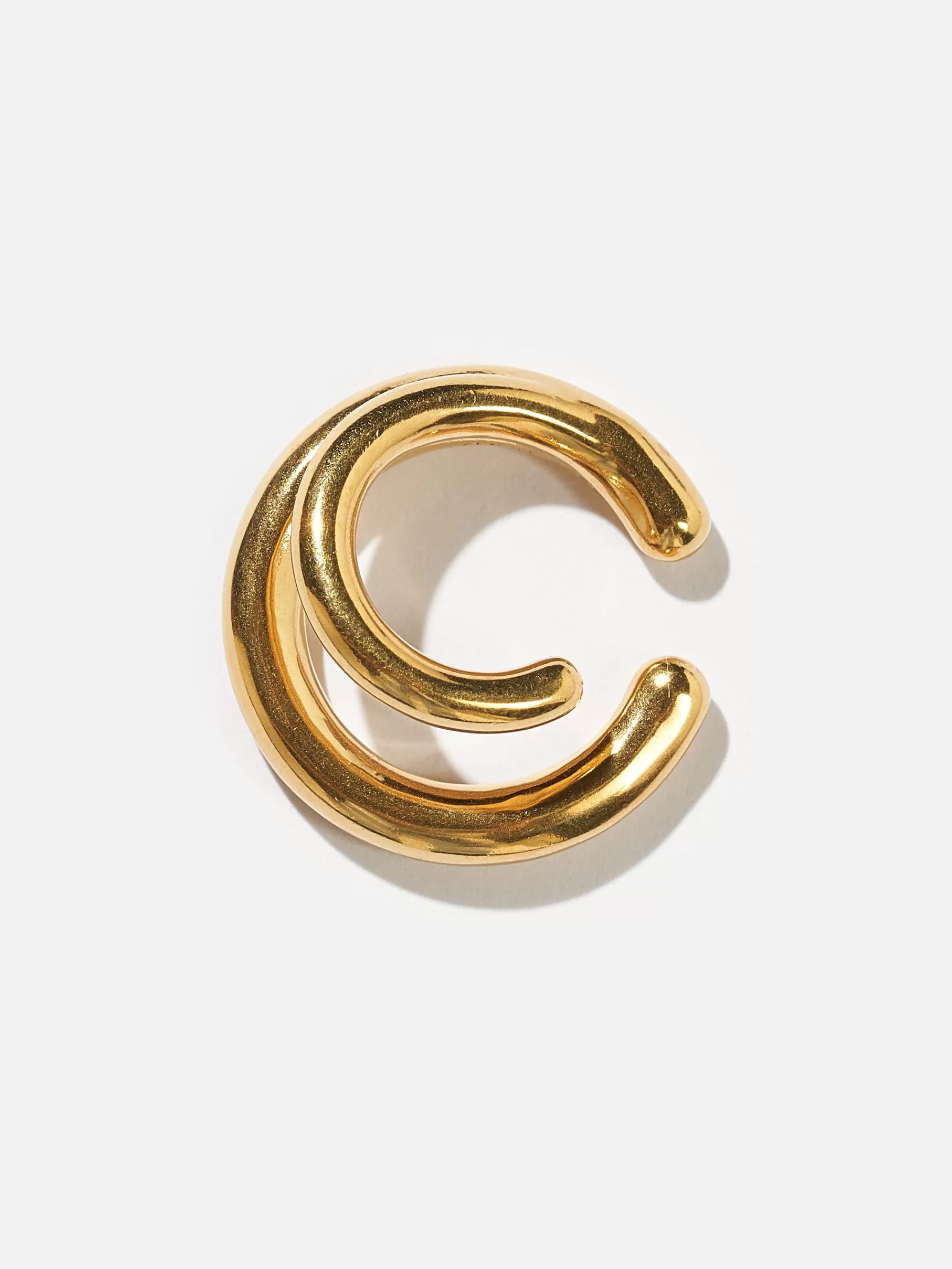 Best Sale TEN JEWELLERY Ten | Double Line Ear Cuff Gold