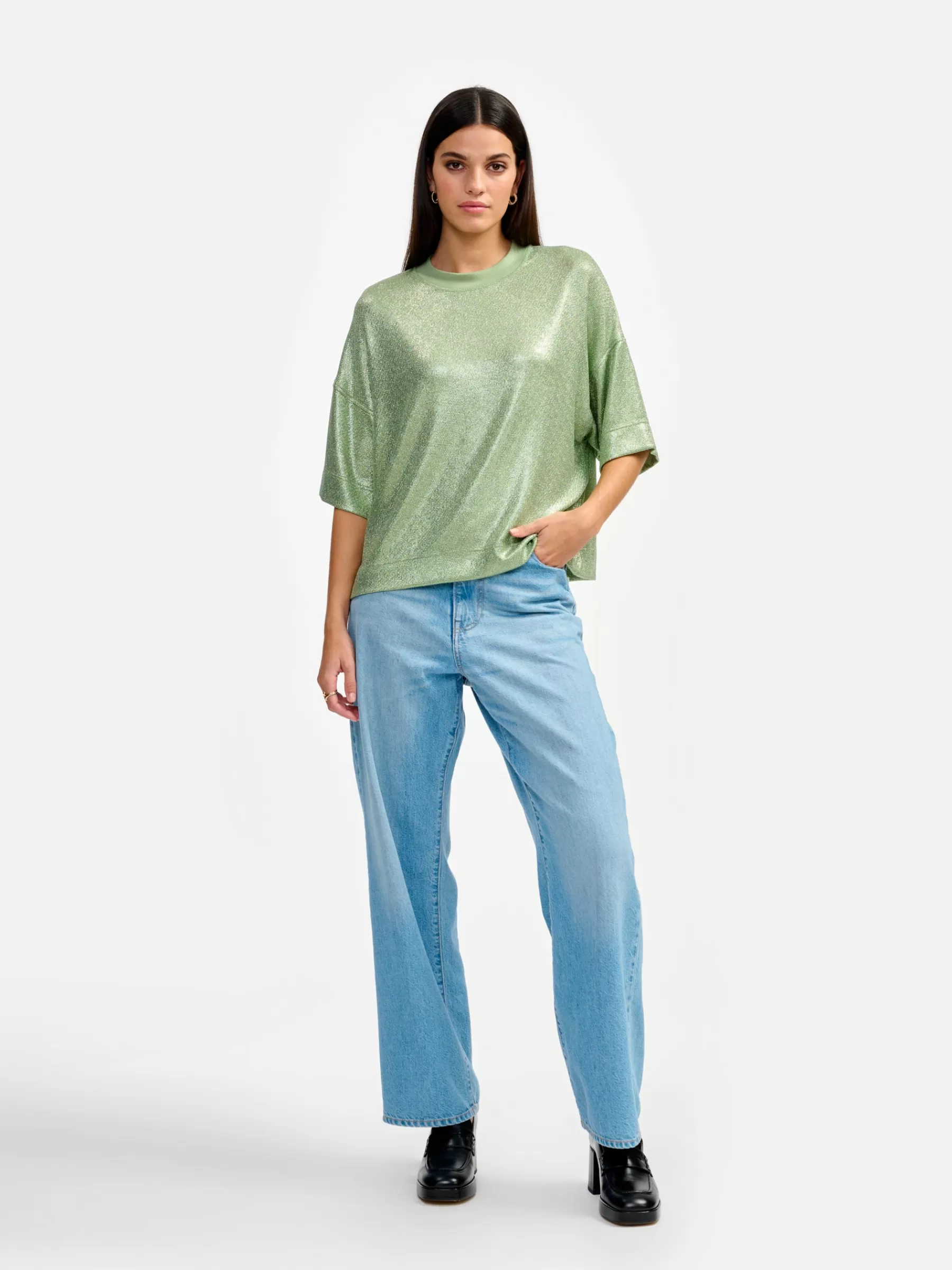 Store Bellerose Vim T-Shirt Mist Green